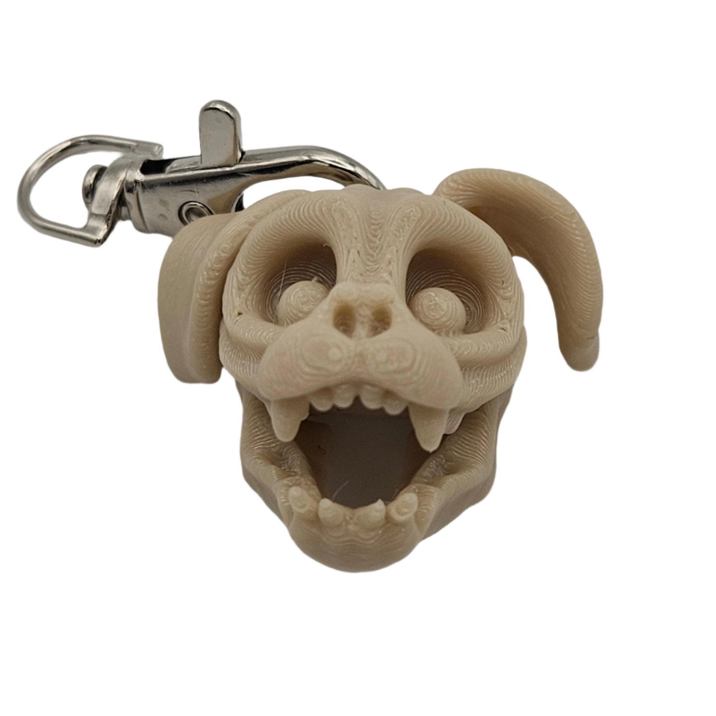 Bone Dog Keychain