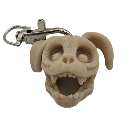 Bone Dog Keychain