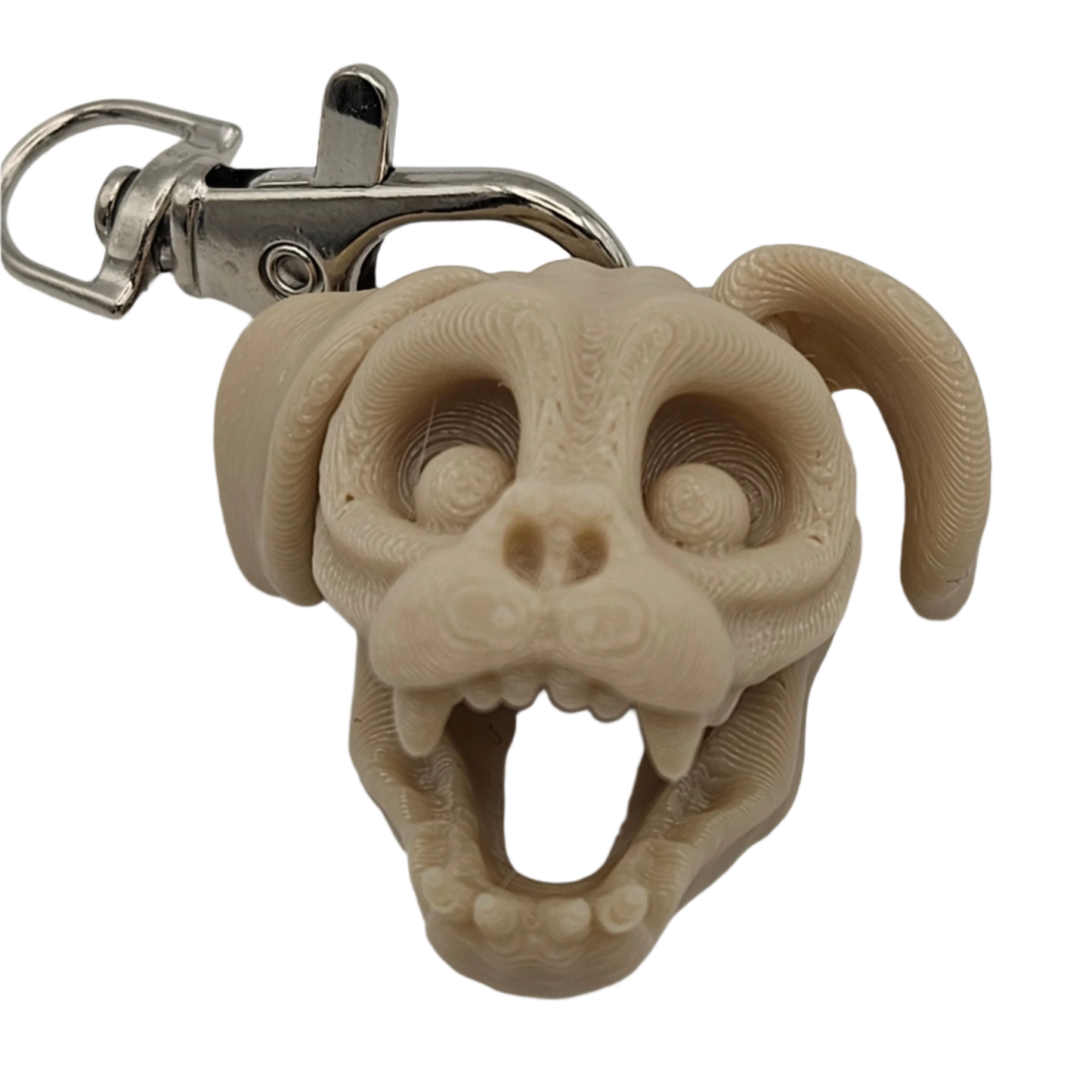 Bone Dog Keychain