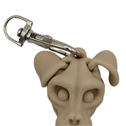 Bone Dog Keychain