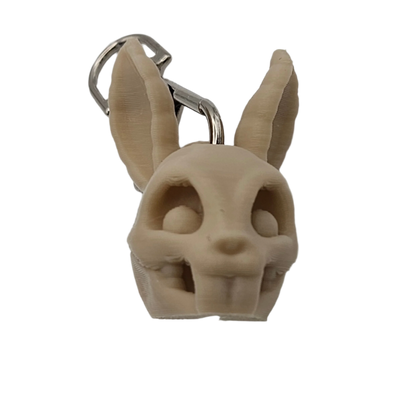 Bone Rabbit Keychain