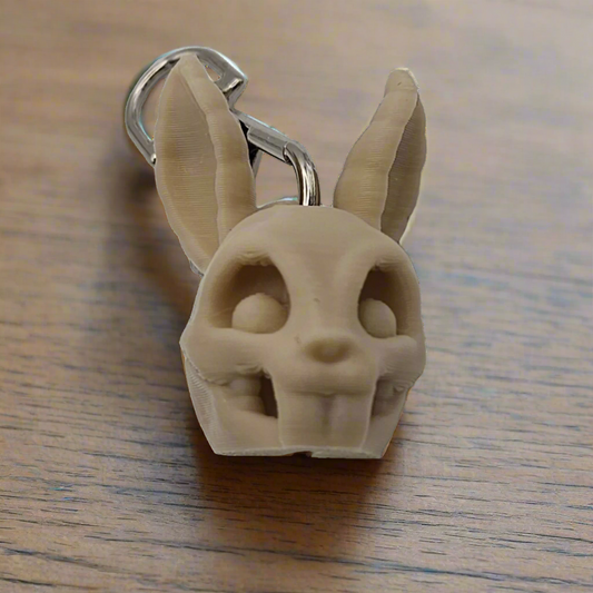 Bone Rabbit Keychain