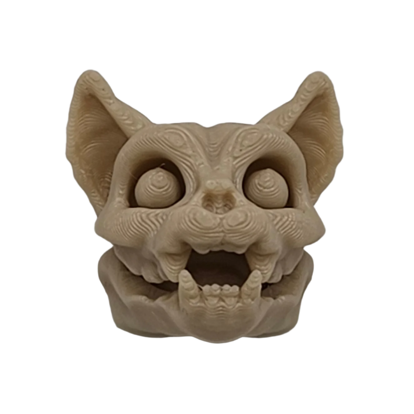 Bone Cat Keychain