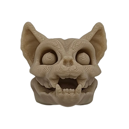 Bone Cat Keychain