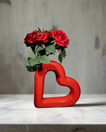 Geometrical Heart Vase